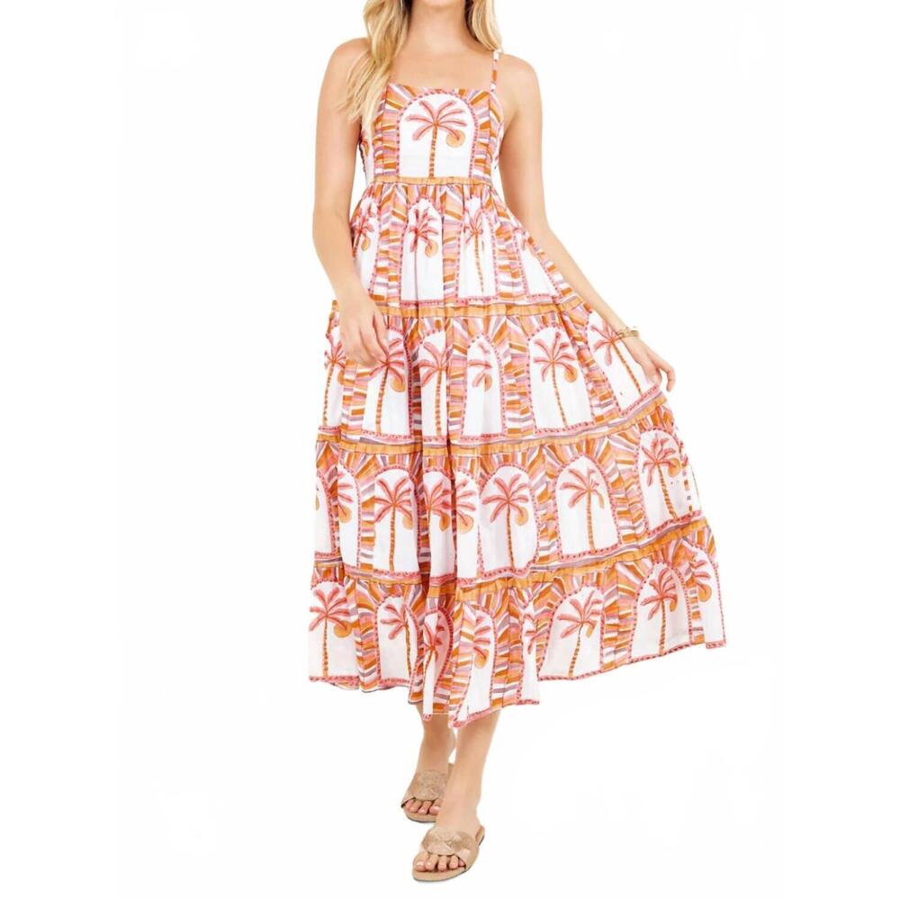 NEW BRISARA isla maxi dress in tulum palm